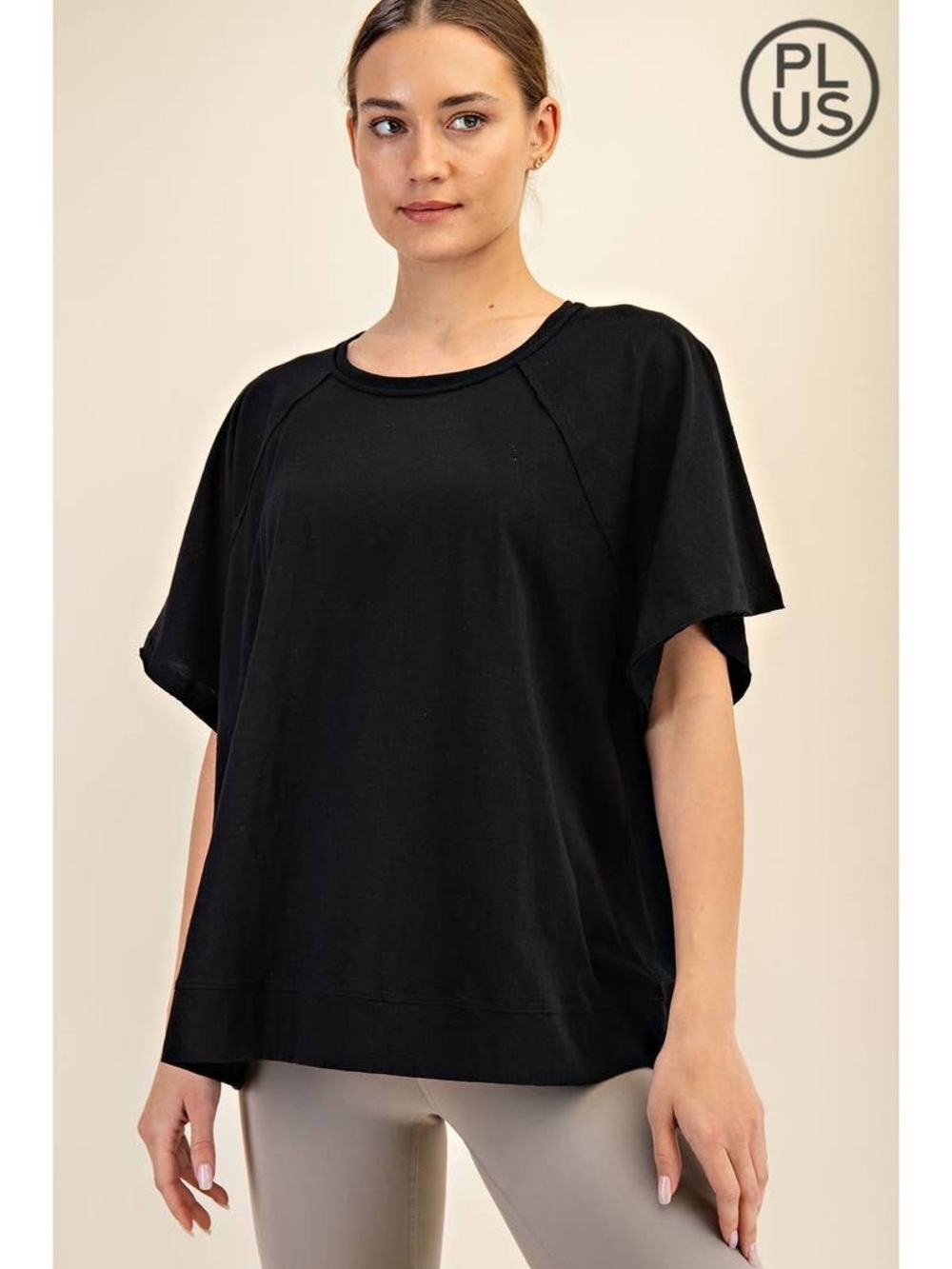 New 1XL Rae Mode Black Cotton Slub Shirt - Picture 4 of 4